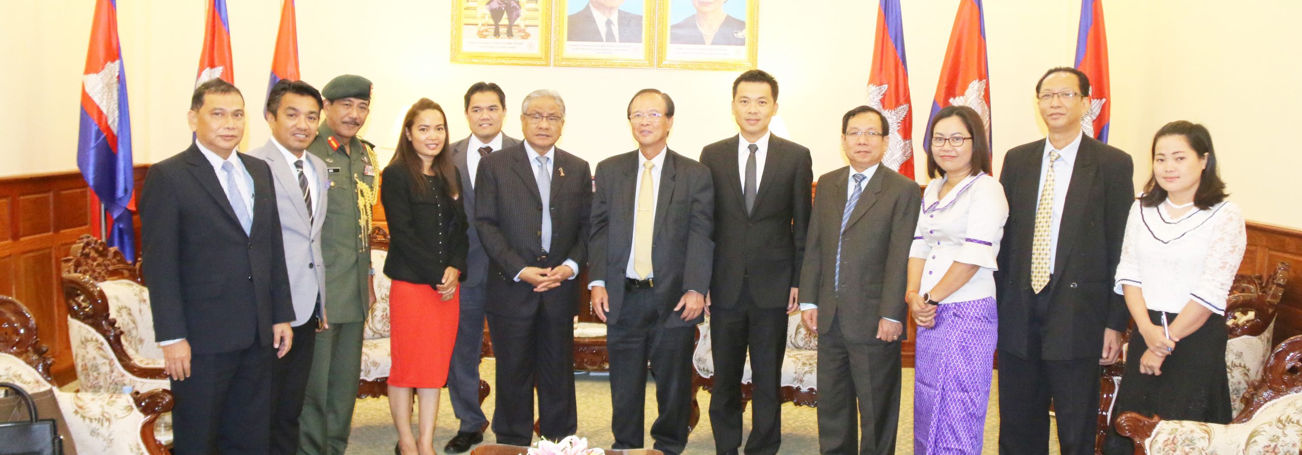 A Courtesy Call on H.E. Minister Tram Iv Tek by H.E. Dato’ Sri Hasan Malek, Ambassador of Malaysia to the Kingdom of Cambodia.