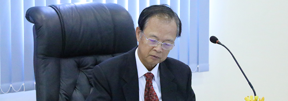 H.E. Minister Tram Iv Tek Had a Meeting With Leaderships and Employees of Cambodia Post.