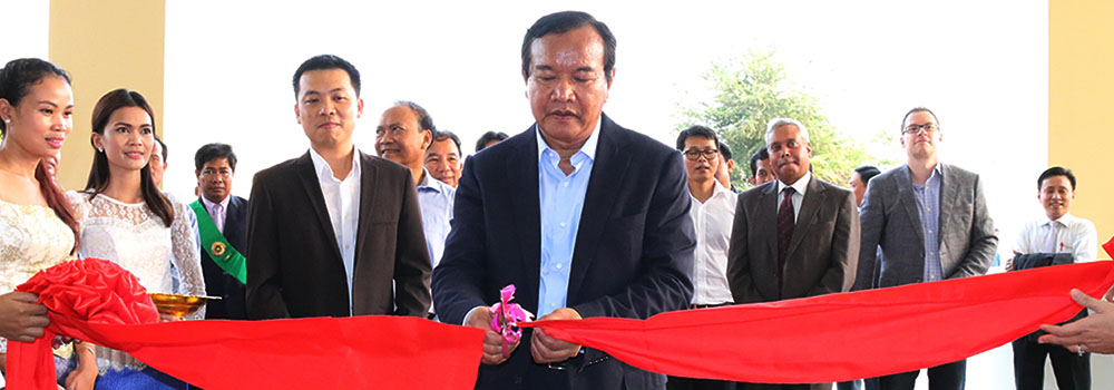 H.E. Minister Prak Sokhonn Presided over the Groundbreaking Ceremony on the Dormitory Construction and Official Inauguration of NIPTICT’s Building.