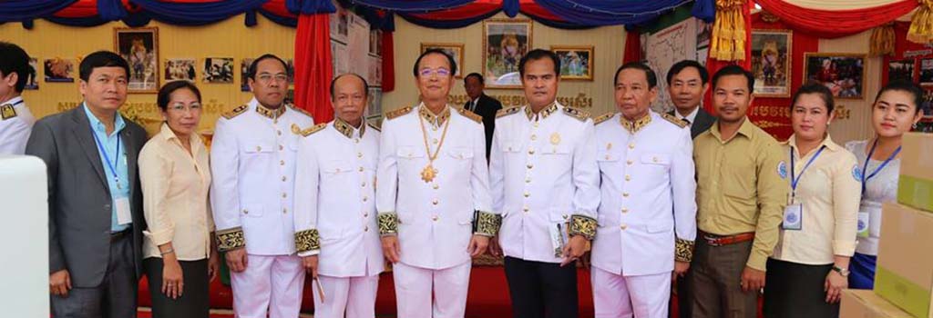 His-Majesty King Norodom Sihamoni Presided over the Royal Ploughing and Posts Expo Ceremony.