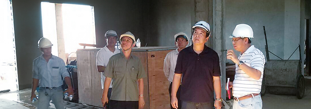 H.E  Minister Prak Sokhonn visited New MPTC Construction Sites