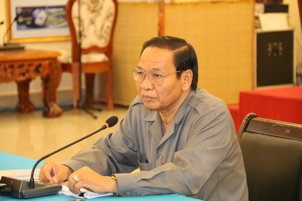 Phnom Penh, MPTC’s Head Office, July 1, 2016: H.E. Kuy Pom, an under Secretary of State of MPTC Chaired a Promulgation Meeting on Sub-Degree No. 56 Or Nor Kror. Bor Kor and   No. 114 Or Nor Kror. Bor Kor of the National and Sub-National Leadership Structures.