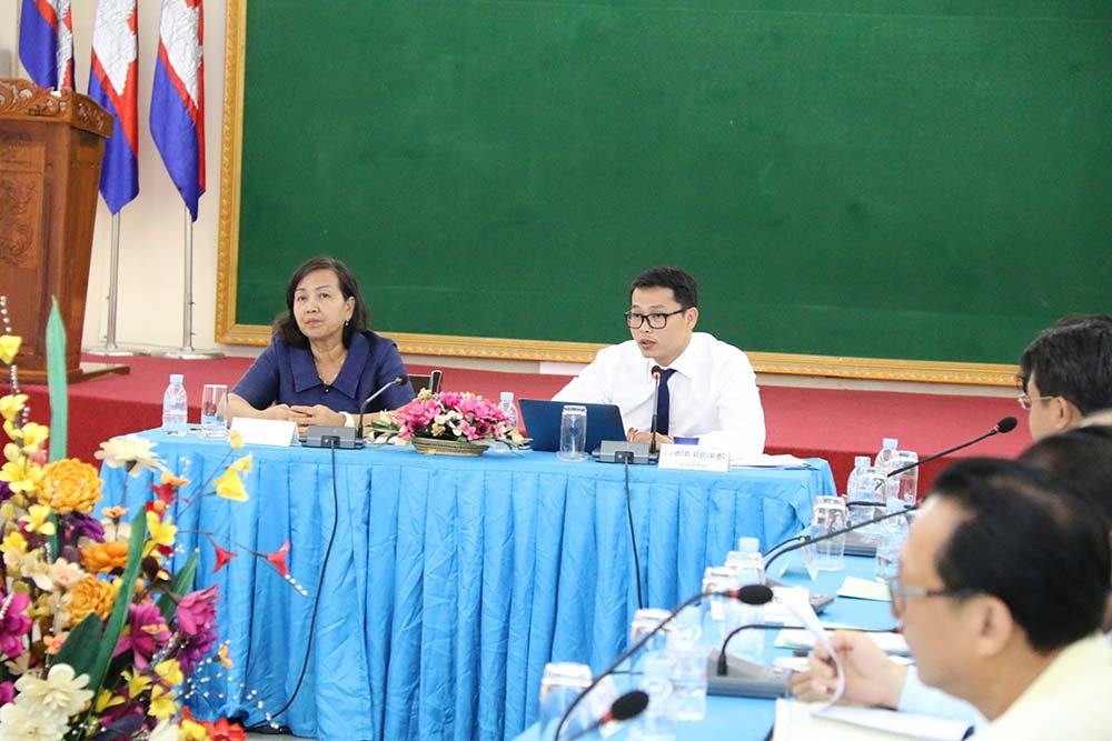 H.E Kan Channmeta and  Lok Chumteav Ros Sorakha , Secretary of State of  MPTC Had a Meeting on the Action Plan Formulation to Implement ICT Development Policy.