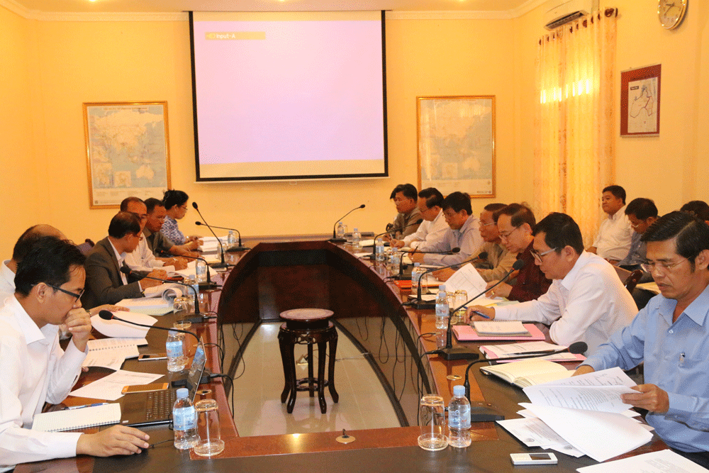 The Monitoring and Debt Evaluating Meeting with Working Group of the Ministry of Economy and Finance.
