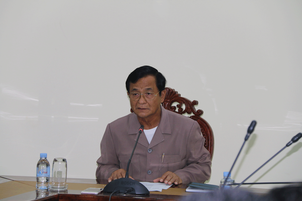 H.E. You Sunlong, Minister attached to the Prime Minister, chaired a discussion meeting to prepare for the upcoming official inauguration of a new building of MPTC