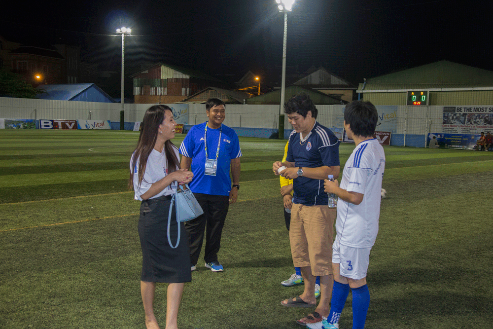 The Football Matches between Youth Football Teams from the Ministry of Posts and Telecommunications (MPTC) and the Ministry of Labor and Vocational Training at Premium Sport Club