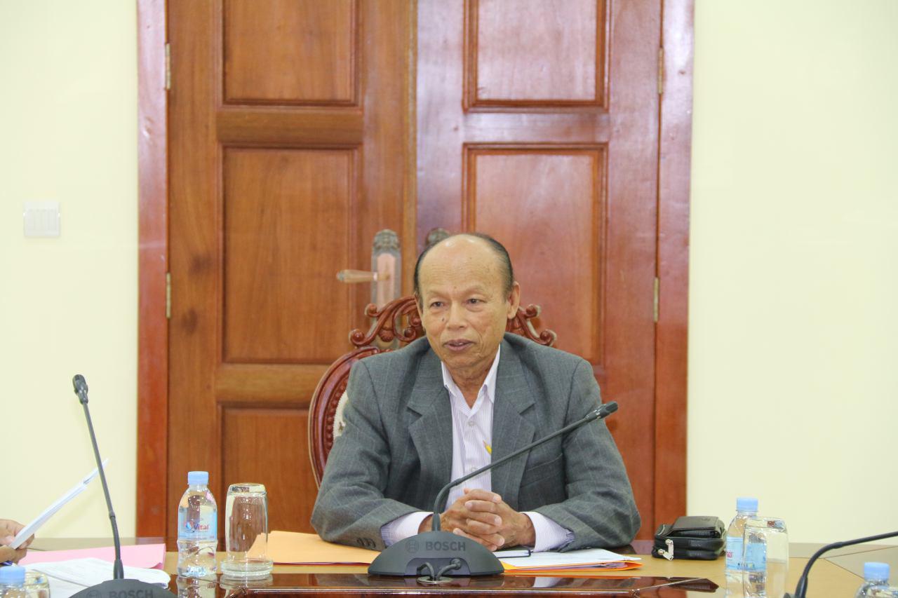 ឯកឧត្ដមរដ្ឋលេខាធិការ ខាយ ឃុនហេង អញ្ជើញដឹកនាំកិច្ចប្រជុំពិភាក្សាការងាររបស់គណៈកម្មាធិការប្រយុទ្ធនឹងជំងឺអេដស៏ក្រសួងប្រៃសណីយ៍ និងទូរគមនាគមន៍