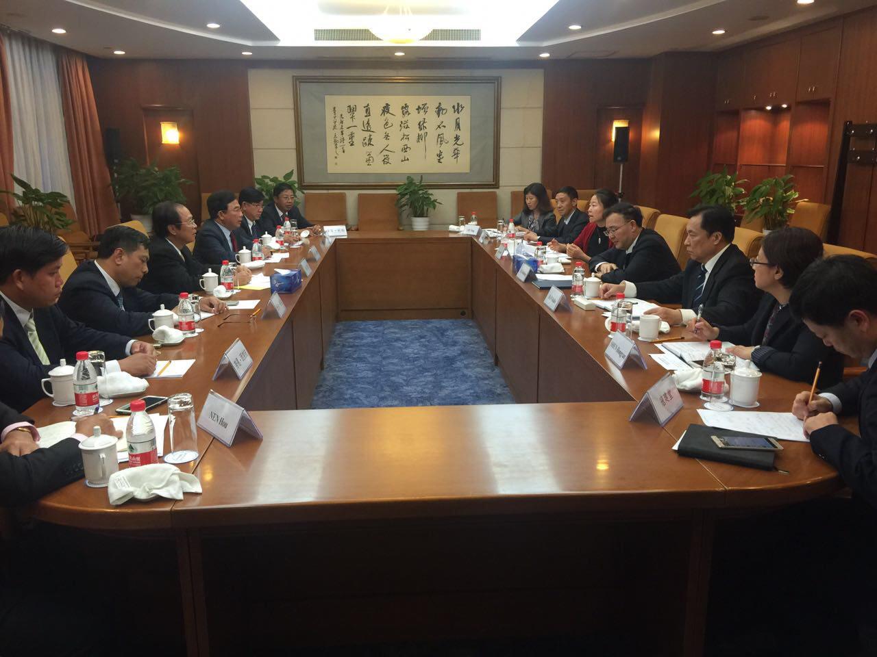 H.E. Minister Tram Iv Tek led Cambodian delegation to have Bilateral Meeting with H.E. MA Junsheng, Director General of State Post Bureau of the People’s Republic of China (SPB).