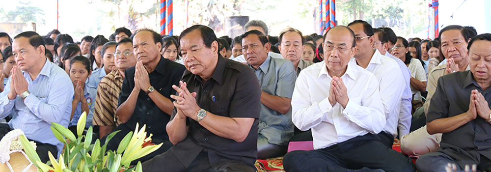 A Groundbreaking Ceremony for the School Building Construction at Prek Ombil Hun Sen High School.