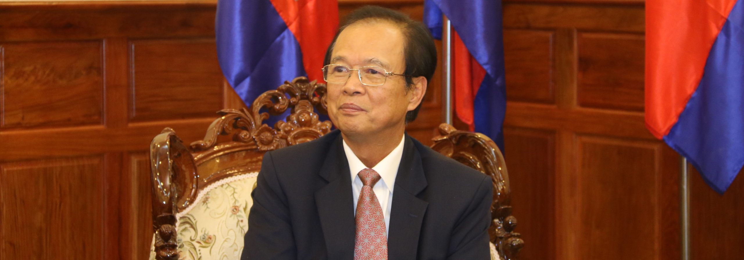 A Courtesy Call on H.E. Minister Tram Iv Tek by H.E.  Nikolay Nikiforov.