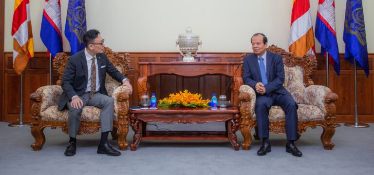 ឯកឧត្តម ជា វ៉ាន់ដេត បានអនុញ្ញាតឱ្យ លោក Miyao Masahiro ប្រធានតំណាងអង្គការពាណិជ្ជកម្មក្រៅប្រទេសជប៉ុនប្រចាំកម្ពុជា ជួបសម្តែងការគួរសម និងពិភាក្សាការងារ