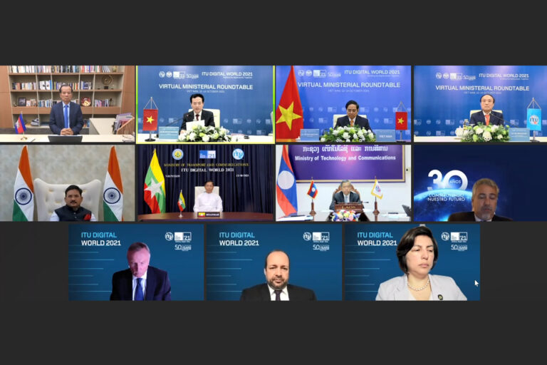 ឯកឧត្តមរដ្ឋមន្រ្តី ជា វ៉ាន់ដេត បានចូលរួមវេទិកាសហភាពទូរគមនាគមន៍អន្តរជាតិពិភពលោកឌីជីថល ២០២១ (ITU Digital World 2021)