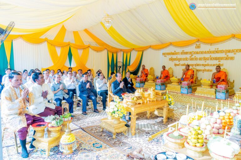 ឯកឧត្តមរដ្ឋមន្ត្រី ជា វ៉ាន់ដេត បានអញ្ជើញជាអធិបតីក្នុងពិធីបញ្ចុះបឋមសិលា បើកការដ្ឋានសាងសង់ស្ថានីយអង់តែនទូរសព្ទចល័តបន្ថែមចំនួន ១៧០ ទីតាំង នៅទូទាំងខេត្តតាកែវ