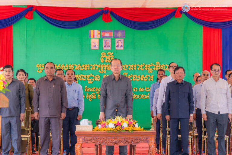 ឯកឧត្តម ជា វ៉ាន់ដេត រដ្ឋមន្ត្រីក្រសួងប្រៃសណីយ៍និងទូរគមនាគមន៍ និងជាប្រធានក្រុមការងាររាជរដ្ឋាភិបាលចុះមូលដ្ឋានខេត្តតាកែវ បានអញ្ជើញជាអធិបតីក្នុងពិធីប្រកាសសមាសភាពក្រុមការងាររាជរដ្ឋាភិបាលចុះមូលដ្ឋាន ស្រុកបូរីជលសារ ខេត្តតាកែវ