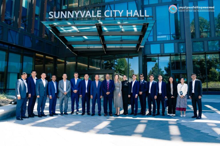 ឯកឧត្តមរដ្ឋមន្ត្រីក្រសួងប្រៃសណីយ៍និងទូរគមនាគមន៍ទស្សនកិច្ចនិងជួបពិភាក្សាការងារជាមួយរដ្ឋបាលទីក្រុង Sunnyvale នៅតំបន់ Silicon Valley