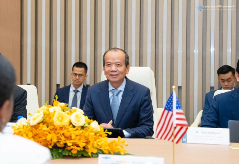 ឯកឧត្តមរដ្ឋមន្រ្តី ជា វ៉ាន់ដេត អនុញ្ញាតជូនលោកស្រី Bridgette L. Walker ភារៈធារីស្ដីទីនៃស្ថានទូតសហរដ្ឋអាម៉េរិកប្រចាំកម្ពុជា ចូលជួបសម្ដែងការគួរសម និងពិភាក្សាការងារ