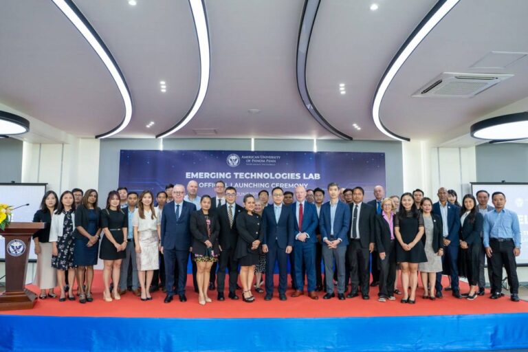 ឯកឧត្តមរដ្ឋលេខាធិការ លីវ សុផាណារិទ្ធិ បានអញ្ជើញជាអធិបតីក្នុងពិធីបើកជាផ្លូវការនៃមន្ទីរពិសោធន៍ បច្ចេកវិទ្យានិងនវានុវត្តន៍ (AUPP Emerging Technology Lab)