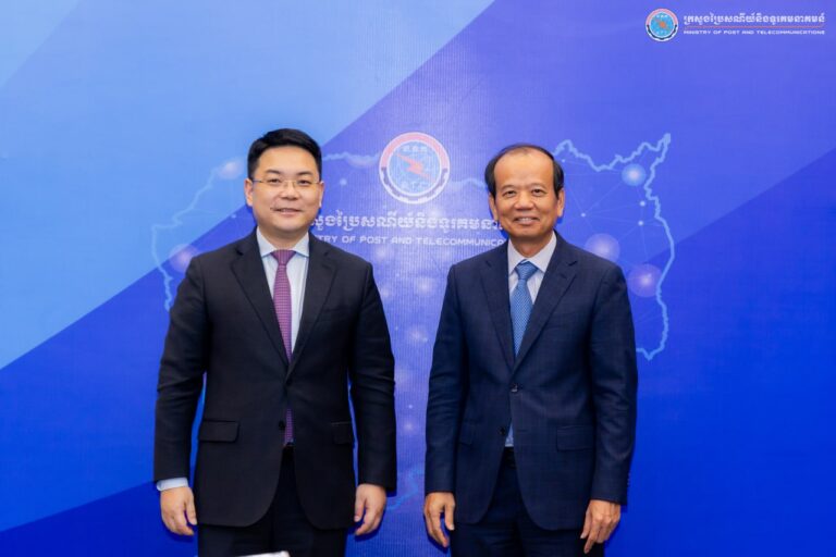 កឧត្តមរដ្ឋមន្ត្រី ជា វ៉ាន់ដេត បានអនុញ្ញាតជូនប្រធានប្រចាំតំបន់អាស៊ីប៉ាស៊ីហ្វិកនៃក្រុមហ៊ុន Huawei ចូលជួបសម្ដែងការគួរសម