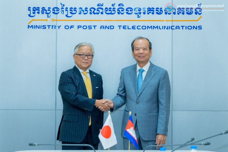 ឯកឧត្តមរដ្ឋមន្រ្តី ជា វ៉ាន់ដេត បានអនុញ្ញាតជូន ឯកឧត្តម អ៊ូអិណុ អាត់ស៊ូស៊ី (UENO Atsushi) ឯកអគ្គរាជទូតវិសាមញ្ញ និងពេញសមត្ថភាព នៃប្រទេសជប៉ុនប្រចាំកម្ពុជាចូលជួបសម្ដែងការគួរសម និងជម្រាបលា